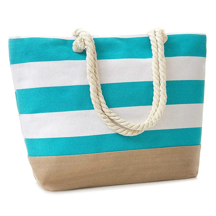 Custom Waterproof Top Zipper Closure Large Canvas Travel Shoulder Handbag Supplier, Factory