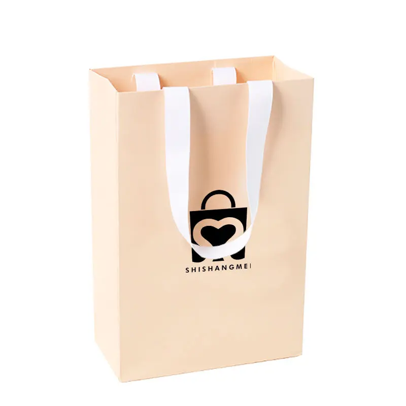 China Luxury Grosgrain Handles Paper Consumer Electronics Packaging Bag Suppliers, Factories