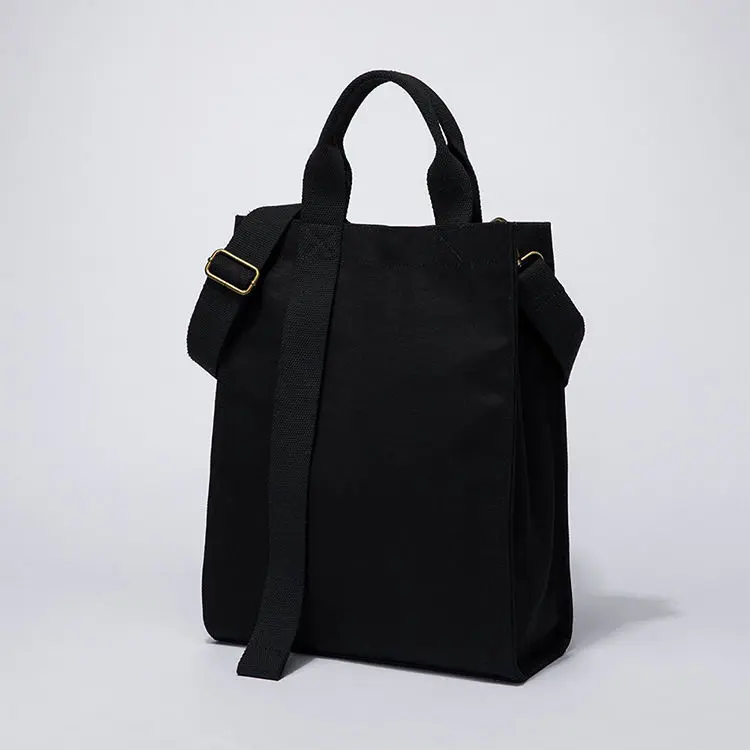 Custom Print Cotton Fashion Messenger Tote Small Square Bag