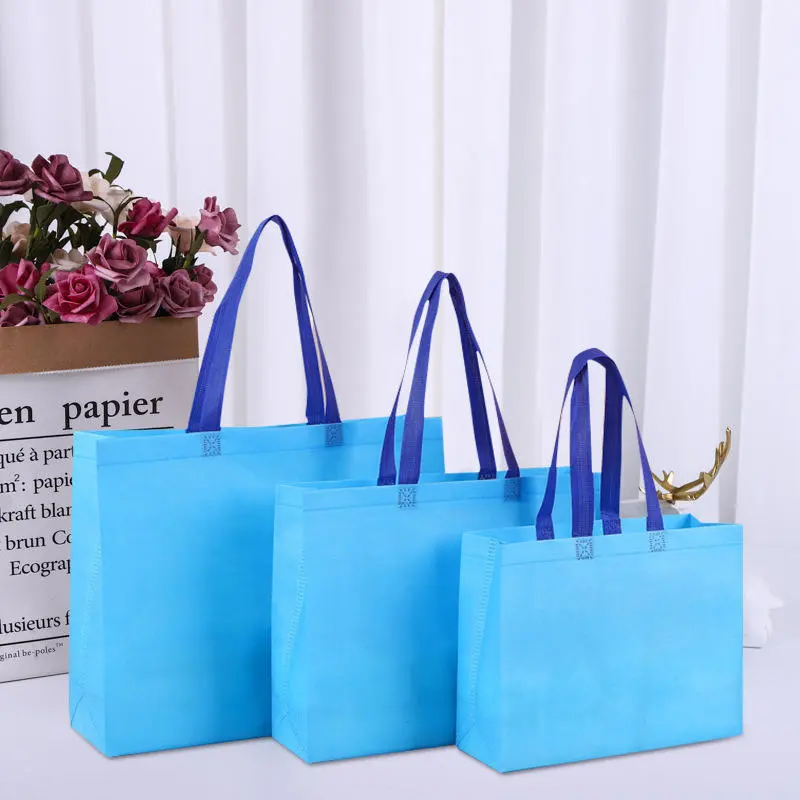 Custom Logo Design Reusable Shopping Bag Made Of PP Material