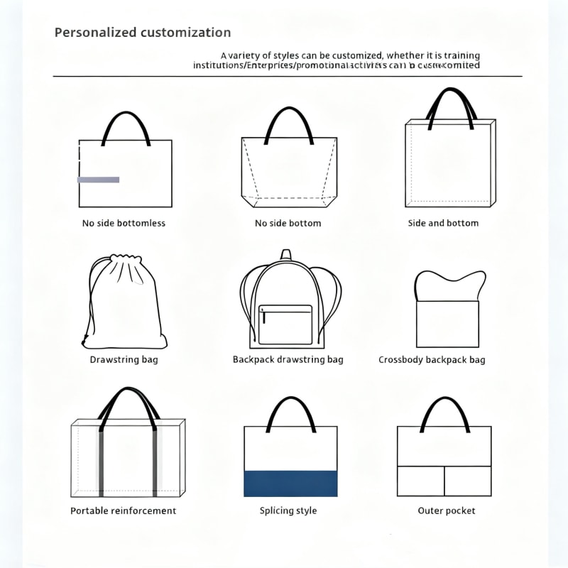 Recyclable Fabric Non Woven Shopping Bags