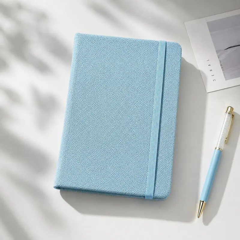 Custom Fabric Hardcover Notebook with Logo