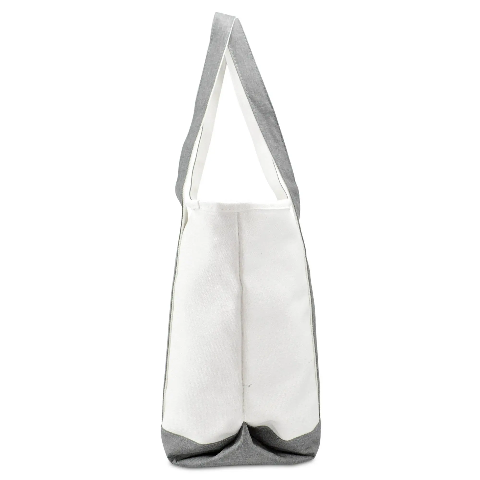 Wholesale Long Handle Eco-Friendly Durable Cotton Canvas Tote Shopping Bag Manufacturers, Supplier