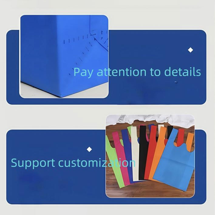 Eco Friendly Customized Reusable Gift Tote Non-woven Bag detail 1