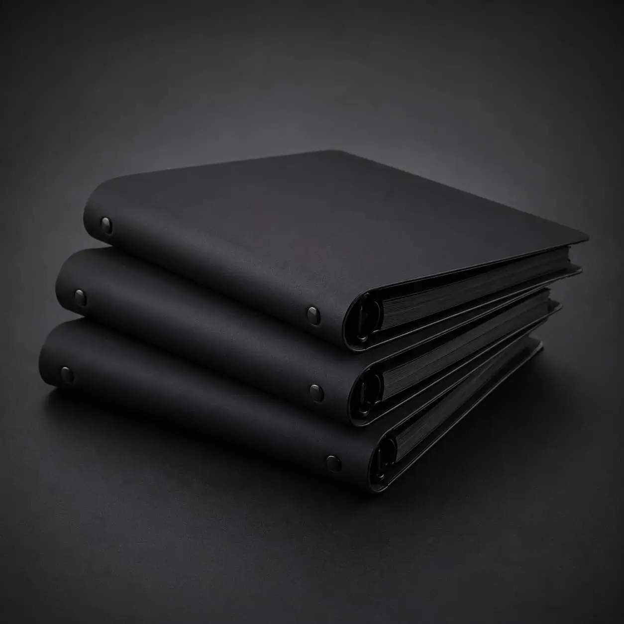 China Custom A5 Black 6-Ring Loose-Leaf Notebook | Refillable Binder Planner Manufacturer, Factories