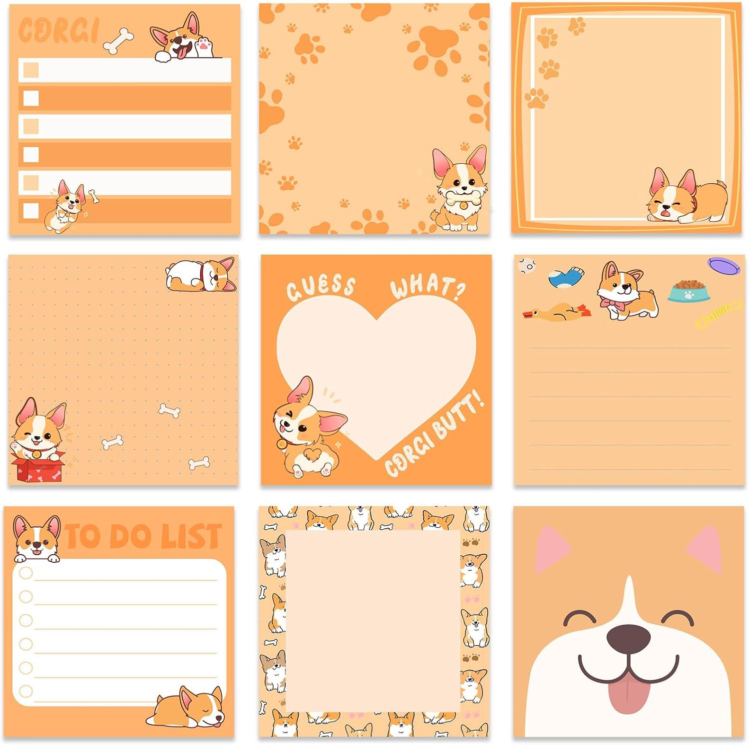 Custom-made animal sticky notepads with strong adhesive properties