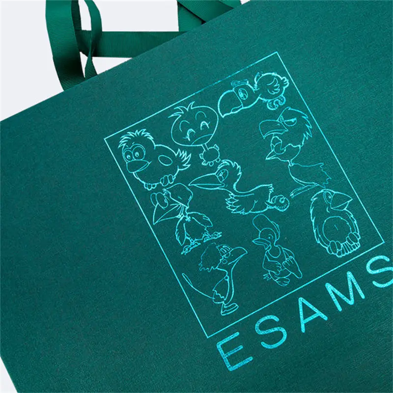 Wholesale Dark Green Recycled Maker Paper Bags
