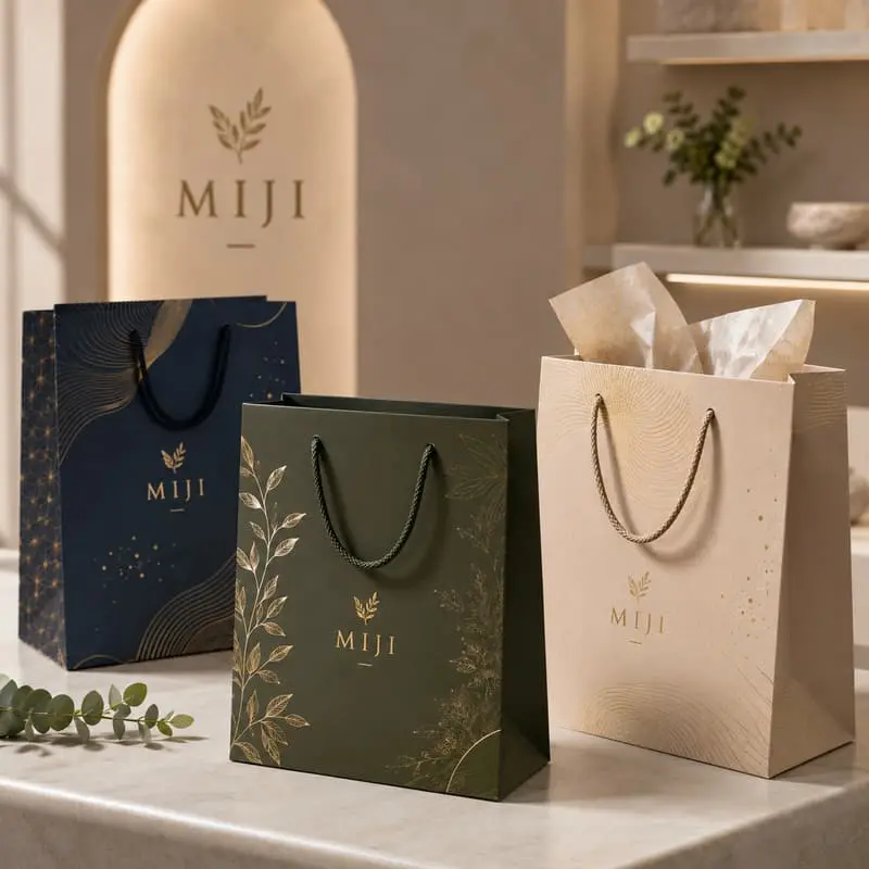 Wholesale Custom Luxury Paper Gift Bags | Premium Boutique Shopping Bags Manufacturer, Factory