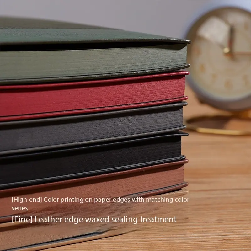 Wholesale Simple and stylish soft leather notebook logo can be printed Factories, Factory
