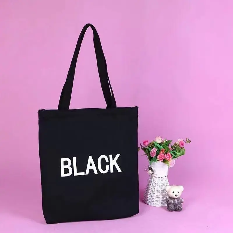 Custom Logo Canvas Cotton Tote Bags