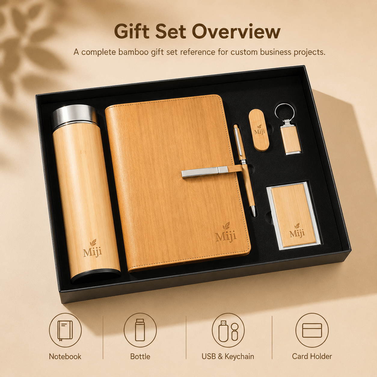 Bamboo Gift Set Overview