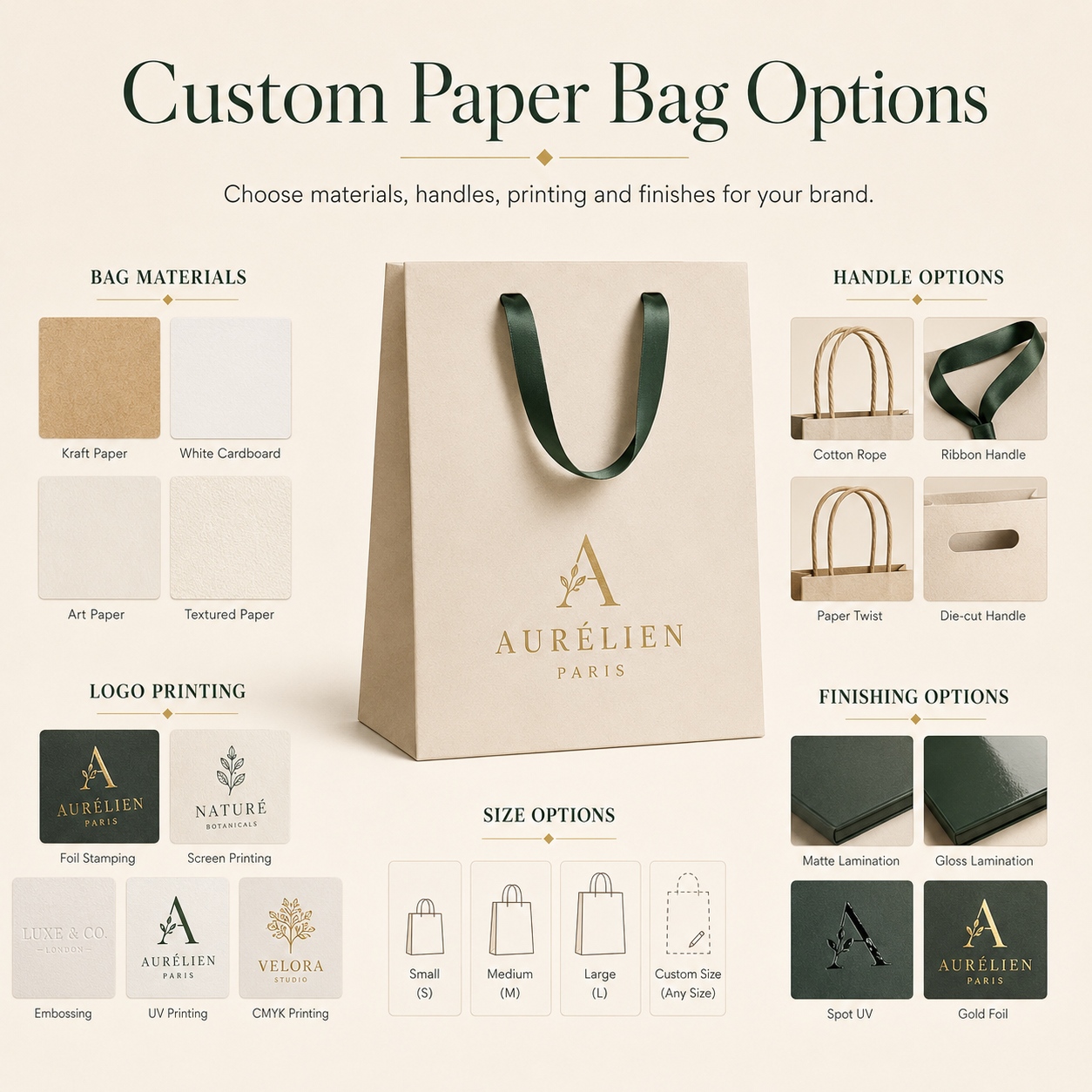 Custom Paper Bag Options