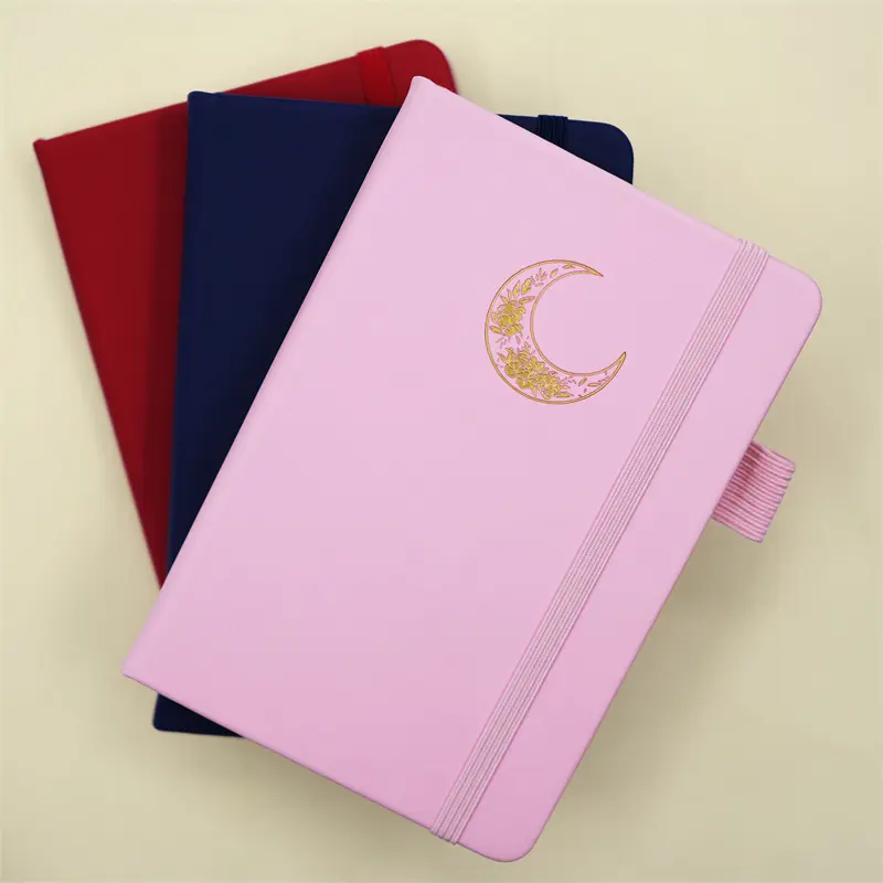 Wholesale A6 Faux Leather Simple Lined Notebook with A Tie Closure Factories, Factory