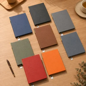 Custom Custom A5 Side-Pen Soft-Touch PU Hardcover Notebook