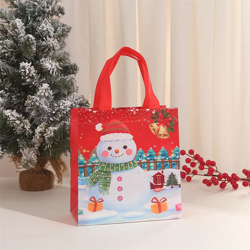 Wholesale Christmas Gift Bags Large Size Non-Woven Fabric Tote Bags Manufacturers, Factories