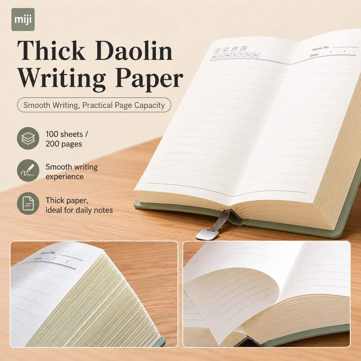Thick Daolin Writing Paper