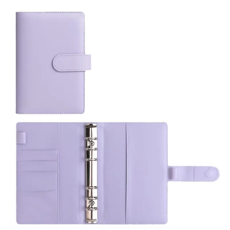 Custom A6 PU Leather Loose-leaf Notebook
