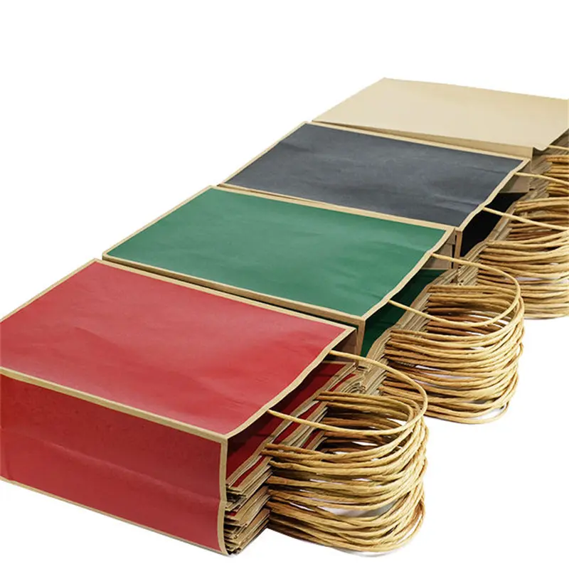 Wholesale Unique Design Hot Sale Colored Kraft Custom Packing Paper Recycled Bags Manufacturers, Suppliers