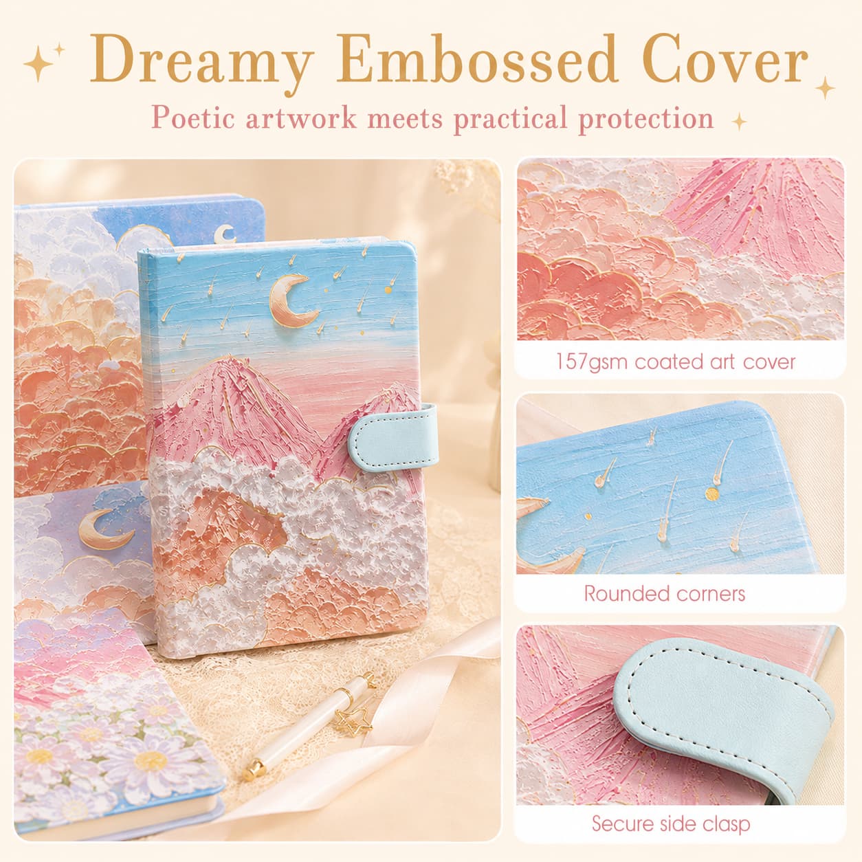 Dreamy Embossed Cover