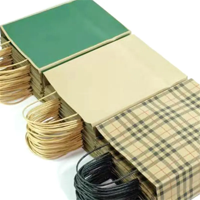 Wholesale Unique Design Hot Sale Colored Kraft Custom Packing Paper Recycled Bags Manufacturers, Suppliers
