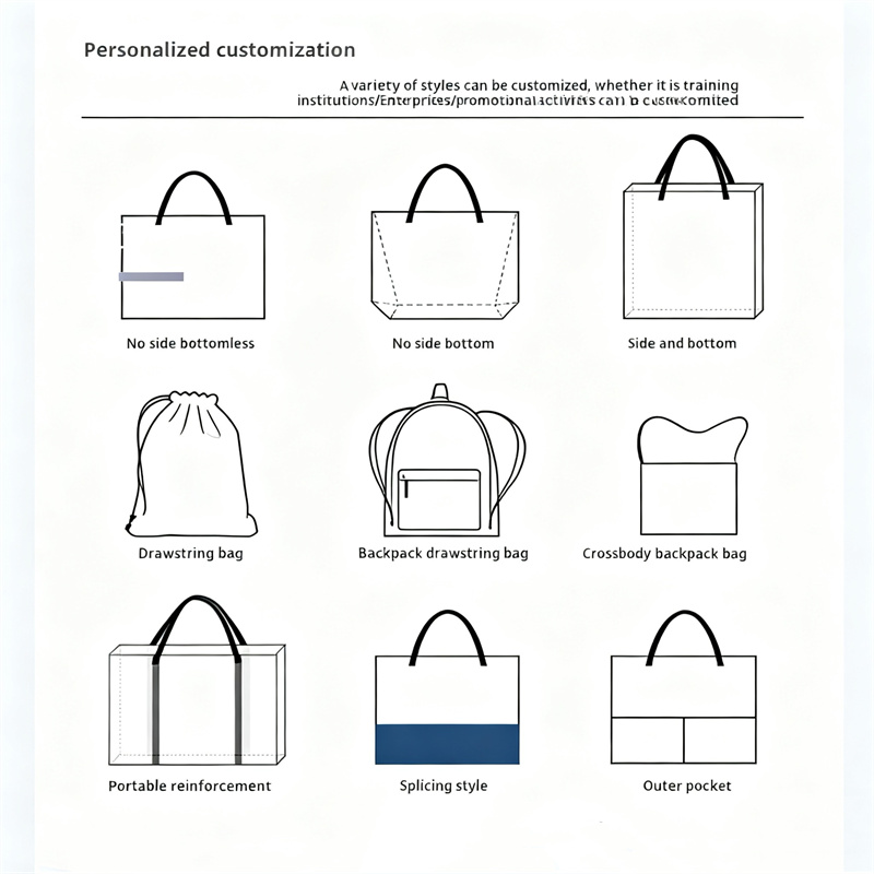 Recyclable Fabric Non Woven Shopping Bags with logo