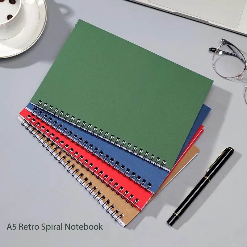 China Retro leather coil notebook Suppliers, Factory