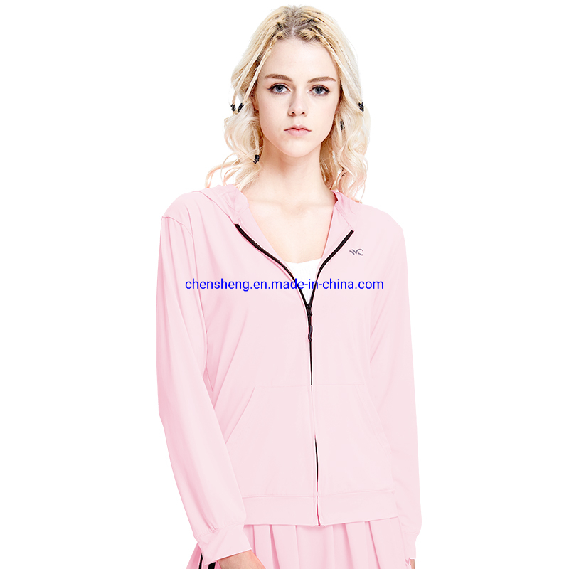 Ropa de Verano para Mujeres, Chaqueta Protectora Solar UV50 Estilosa, Ligera, Transpirable y Fresca para la Playa, Ropa Exterior a Prueba de Sol