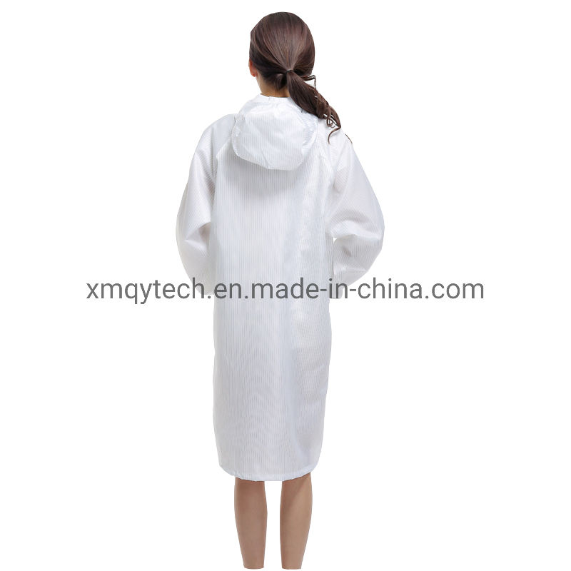 Ropa de trabajo de vestido de laboratorio antistático de sala limpia, ropa protectora ESD