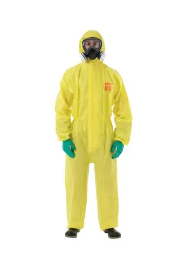 Ropa de protección desechable de PP+PE, mono de protección química