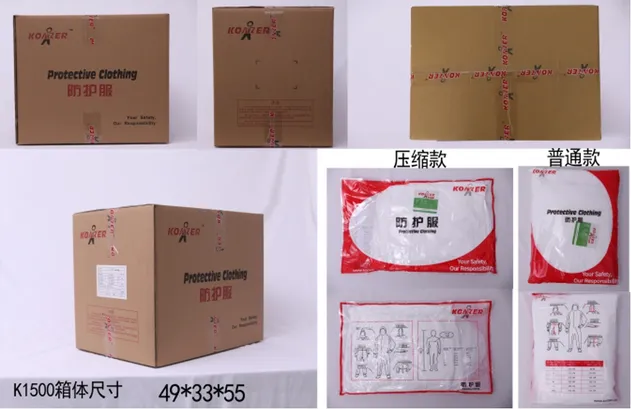 Fabricante y proveedor de ropa protectora química desechable OEM