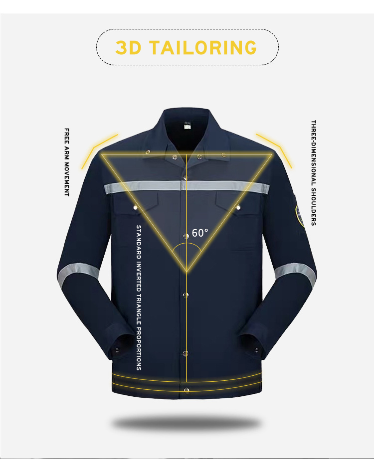 Ropa de trabajo antiestática y pirorretardante con logotipo de algodón puro, resistente al calor y ropa de protección para trabajadores de soldadura