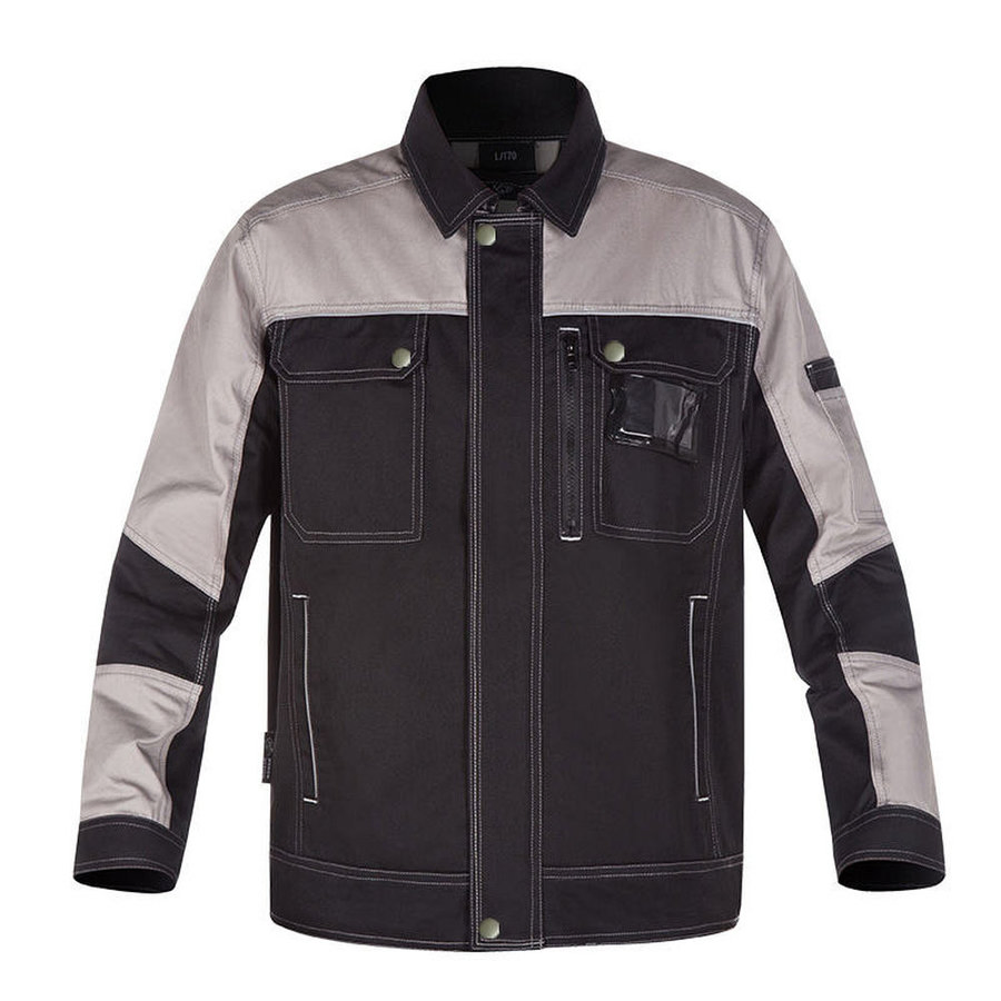 Ropa de trabajo protectora reflectante personalizada de alta visibilidad y resistencia a la abrasión para plantas de aluminio
