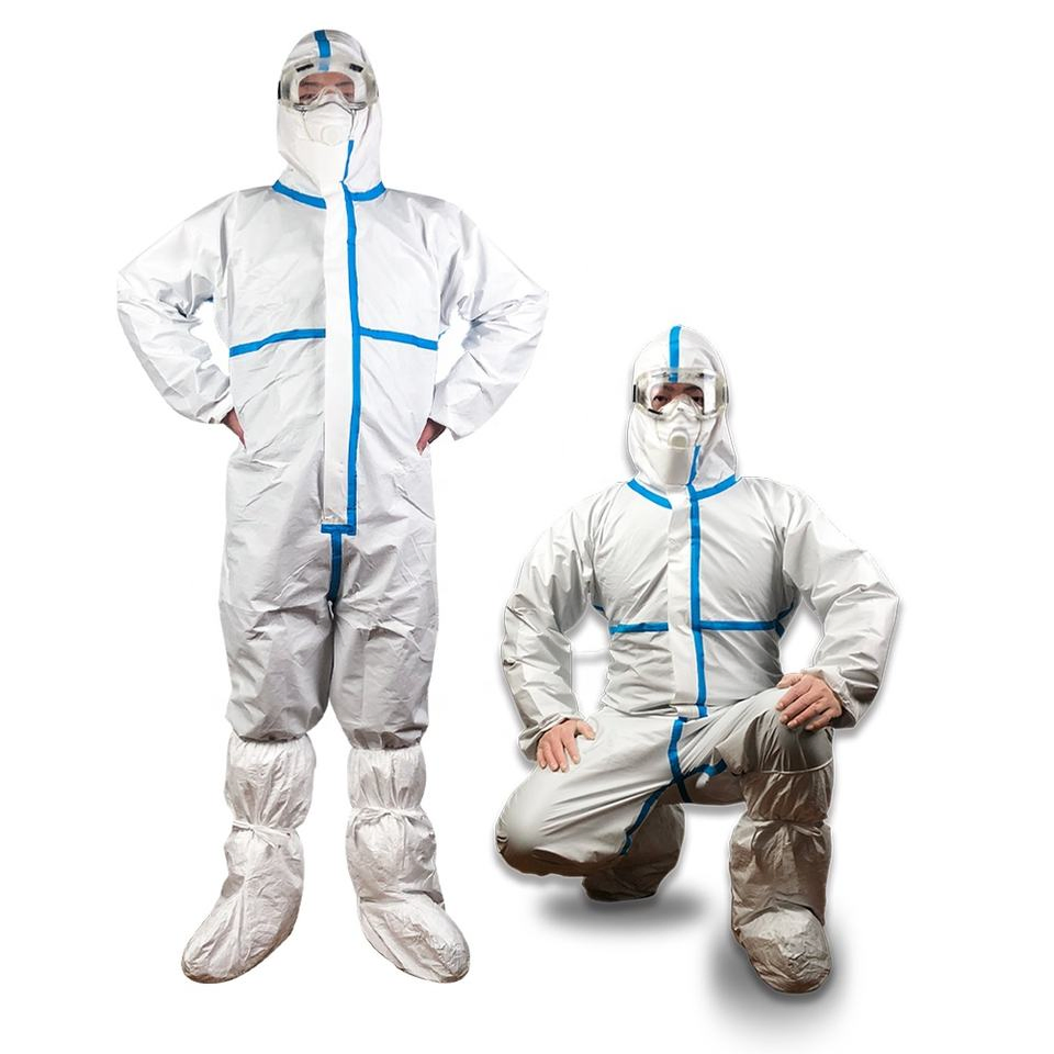 Mono con capucha unisex antiestático, a prueba de polvo, traje de trabajo, ropa de aislamiento químico, ropa de seguridad, resistente al aceite