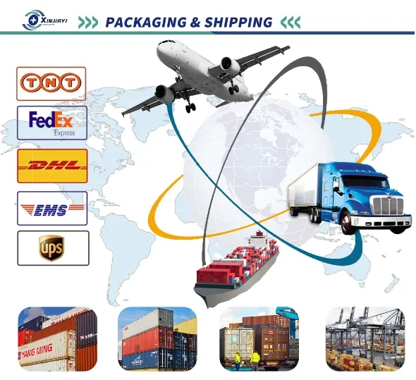 Proceso de embalaje y transporte