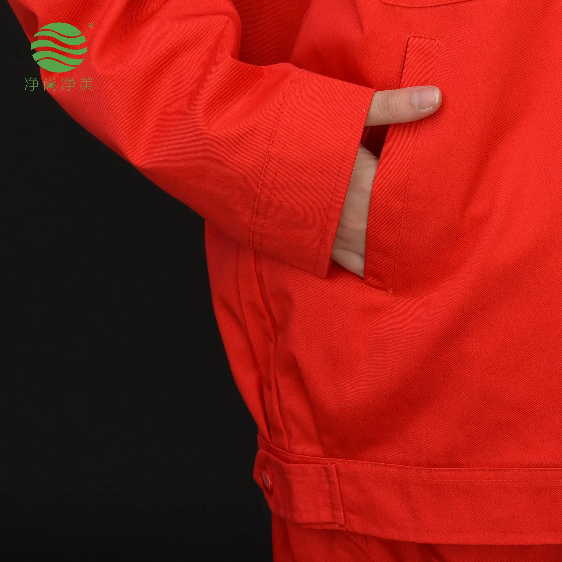 Ropa de trabajo de algodón a granel para trabajadores de construcción con tira reflectante de alta visibilidad