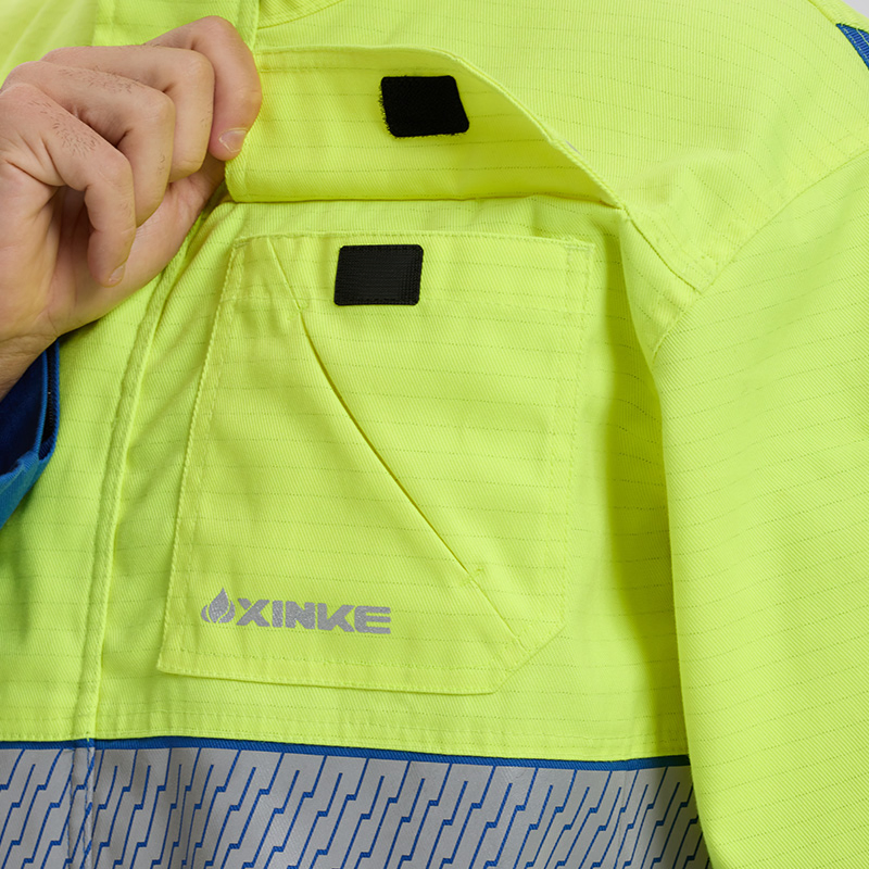 Hola Cinta Reflectante de Alta Visibilidad Seguridad Protección EPP Impermeable Ropa de Trabajo Chaqueta de Trabajo