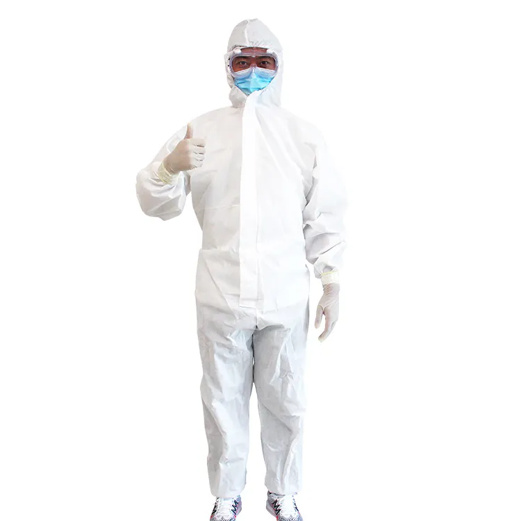 Mono desechable impermeable antistático de microporo ropa de protección