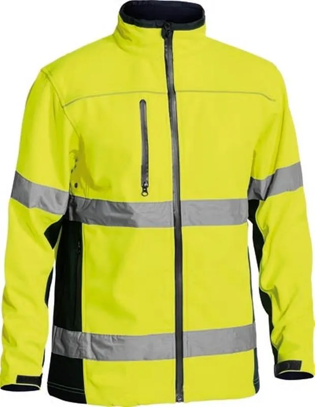 Chaquetas de seguridad de invierno alta visibilidad ropa de trabajo reflectante chaqueta de shell suave ropa de seguridad