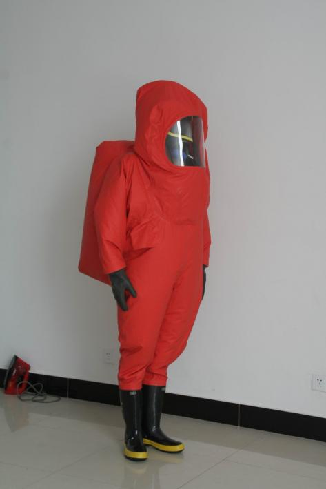 Ropa protectora totalmente cerrada, a prueba de gas y resistente a productos químicos de alta resistencia