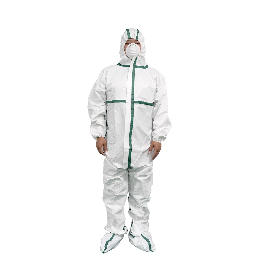 Ropa industrial protectora desechable tipo overol