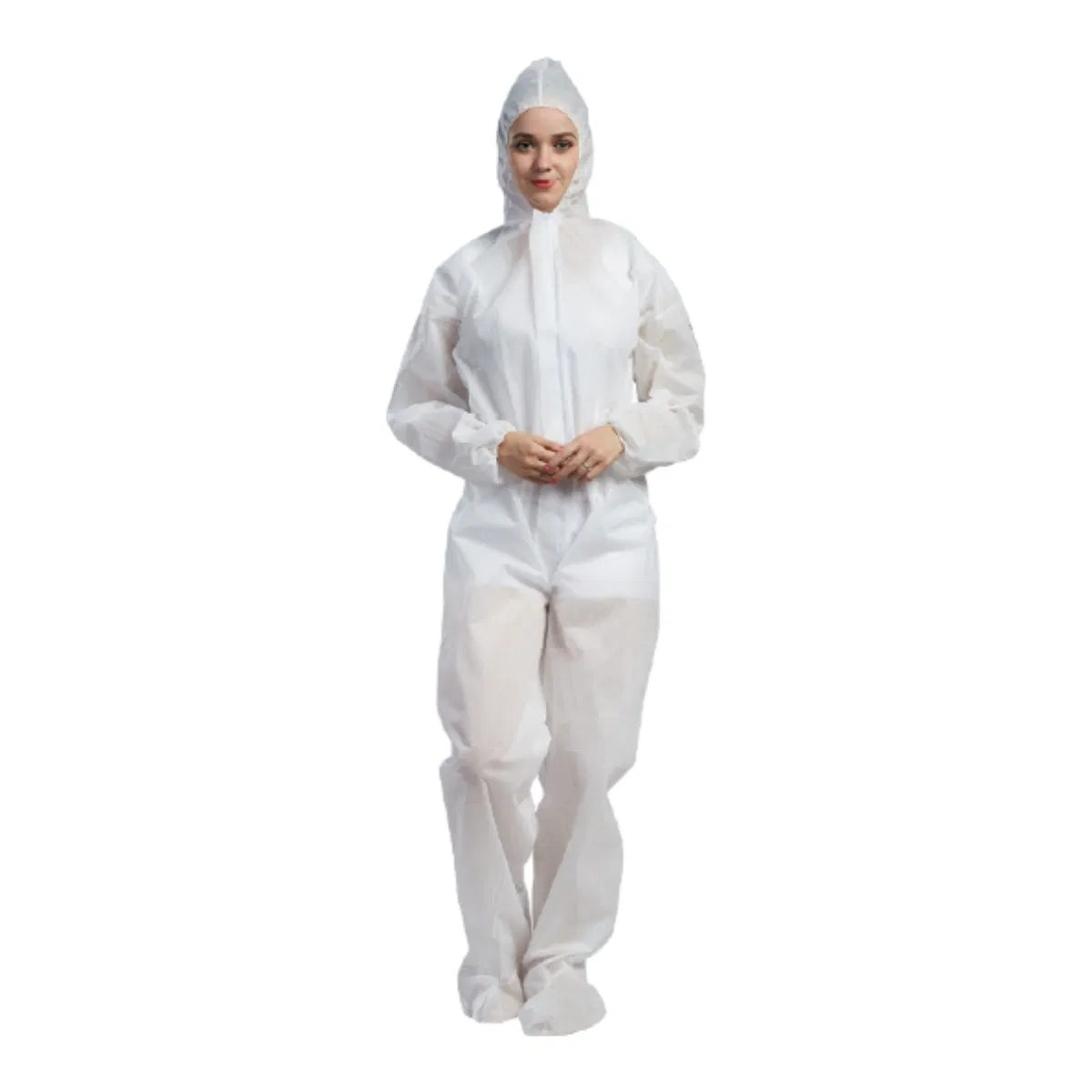 Múltiples telas disponibles para monos libres de polvo y antiestáticos, ropa de taller limpia