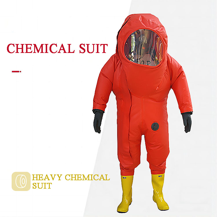Trajes químicos de altas prestaciones cerrados con material CE/CCS Cr aprobados por solas Ropa de protección de seguridad