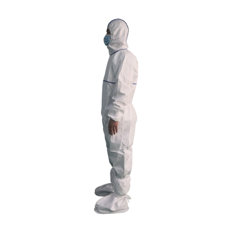 Ropa médica Guardwear Type5b/6b transpirable, impermeable y antistática de un solo uso, blusas de protección, ropa médica protectora