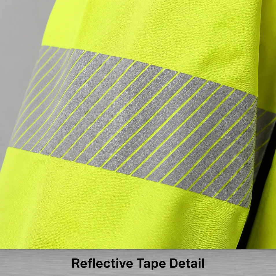 Chaqueta de seguridad industrial de alta visibilidad