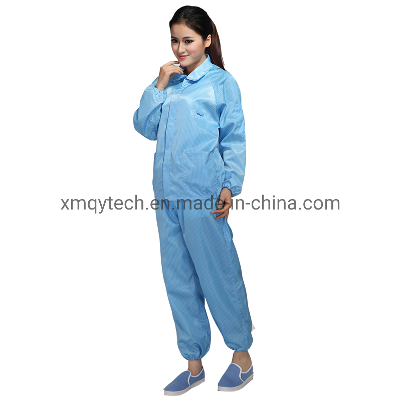 Ropa de trabajo cómoda para sala limpia, ropa de seguridad ESD para laboratorio
