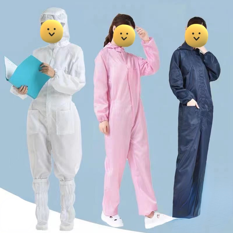 Uniformes de trabajo al por mayor, bata de laboratorio antiestática, ropa protectora para uso en sala limpia