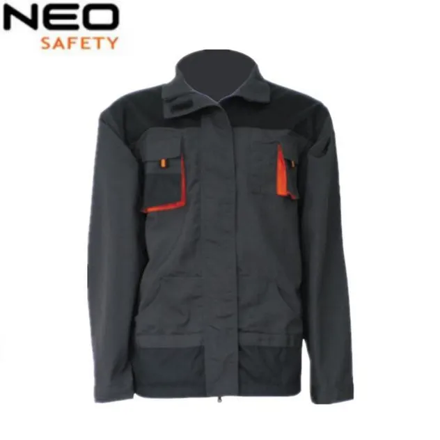 Chaqueta de trabajo exterior multi-bolsillos de seguridad para hombres, ropa de trabajo industrial protectora para el taller