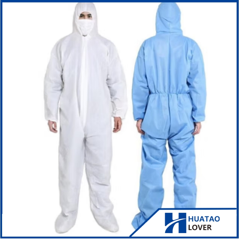 Ropa protectora desechable impermeable de alta calidad sin tejer