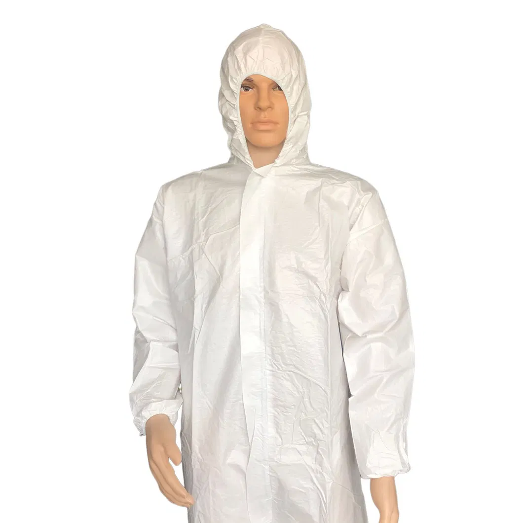 Ropa protectora desechable laminada de no tejida para protección química industrial
