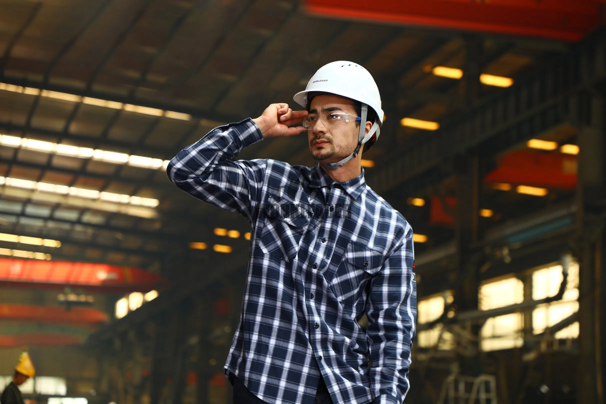 Ropa de trabajo protectora certificada CE de OEM Nfpa2112 camisa de seguridad